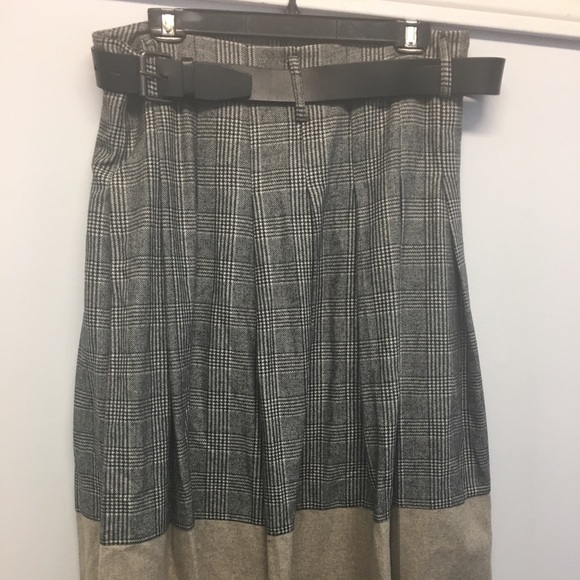Topshop Unique Midi Skirt - UK Made, Wool Blend - Picture 2 of 8